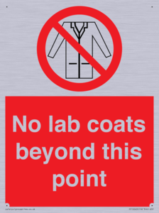 No lab coats beyond this point